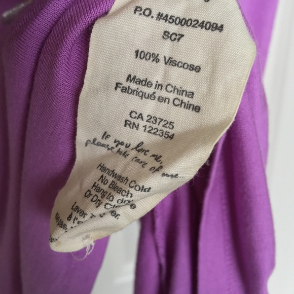 NWOT Aritzia Oversized Lilac T-Shirt w/ Pocket - Picture 7 of 7